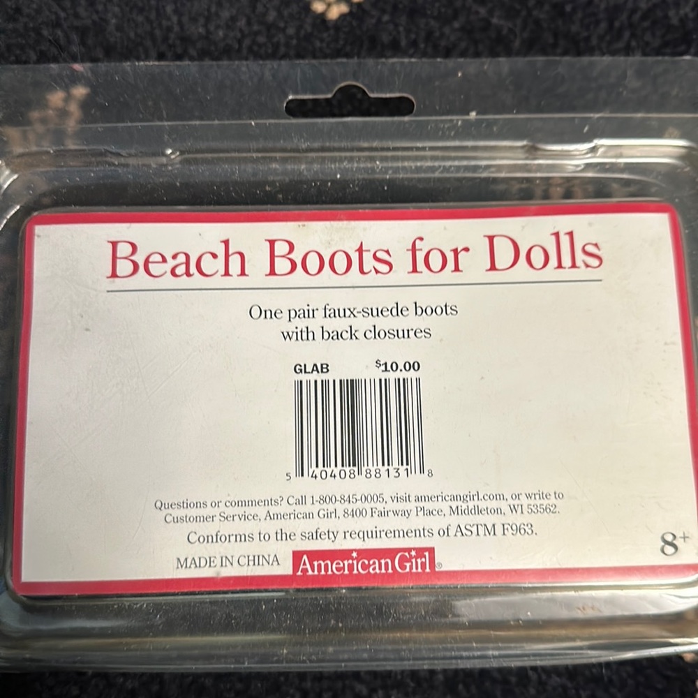 American Girl Faux Suede Blue Boots